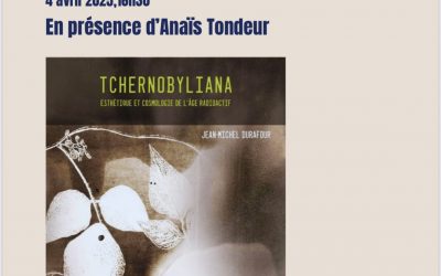 Echange entre Anaïs Tondeur et Jean-Michel Durafour // Vendredi 4 avril à 16h30