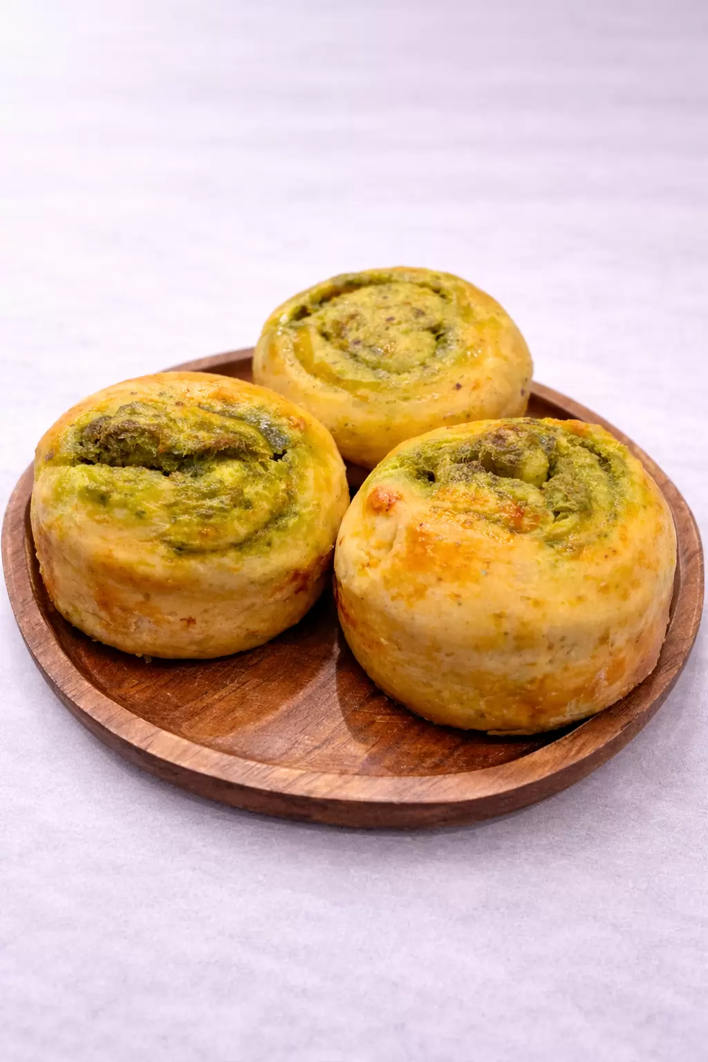 Petit pain de mie au pesto